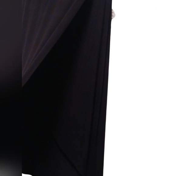 Nue options - NWT, Black Midi Length,95% Rayon & 5% Spandex, Elastic Waist, Faux - Picture 5 of 8